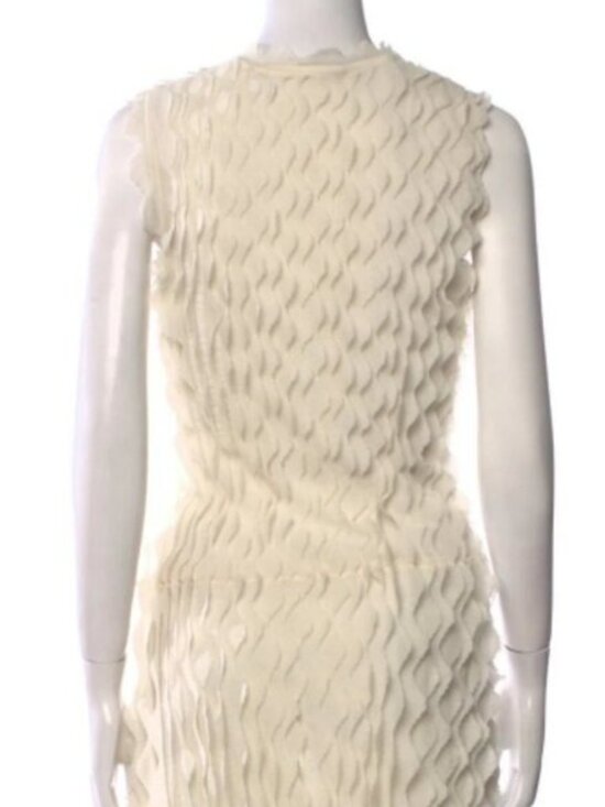 NWOT Spring/Summer 2025 ULLA JOHNSON Kaelyn Knit Maxi Dress in Pristine S $1050 - Picture 3 of 4